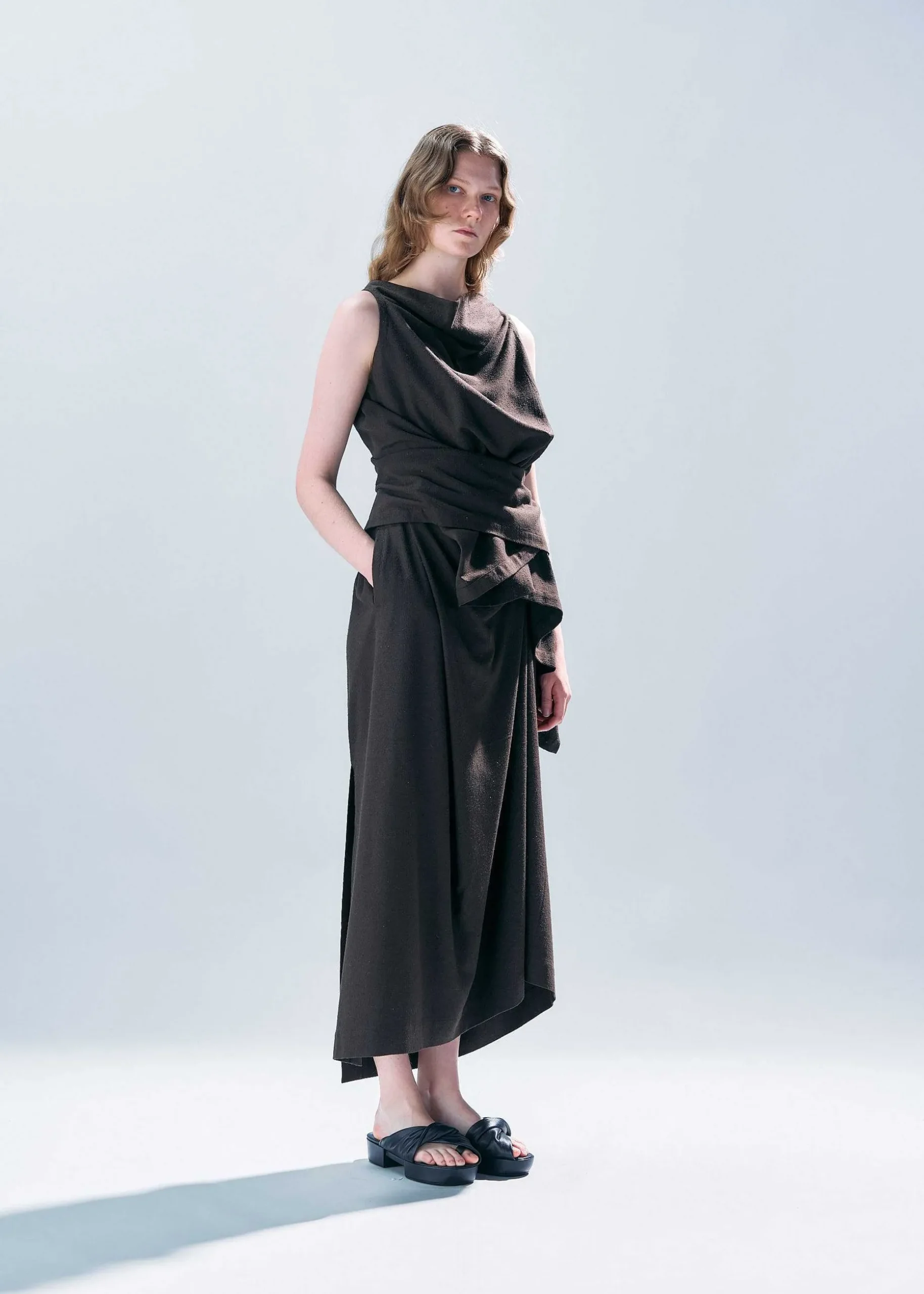 ISSEY MIYAKE Skirt|Rustic Silk