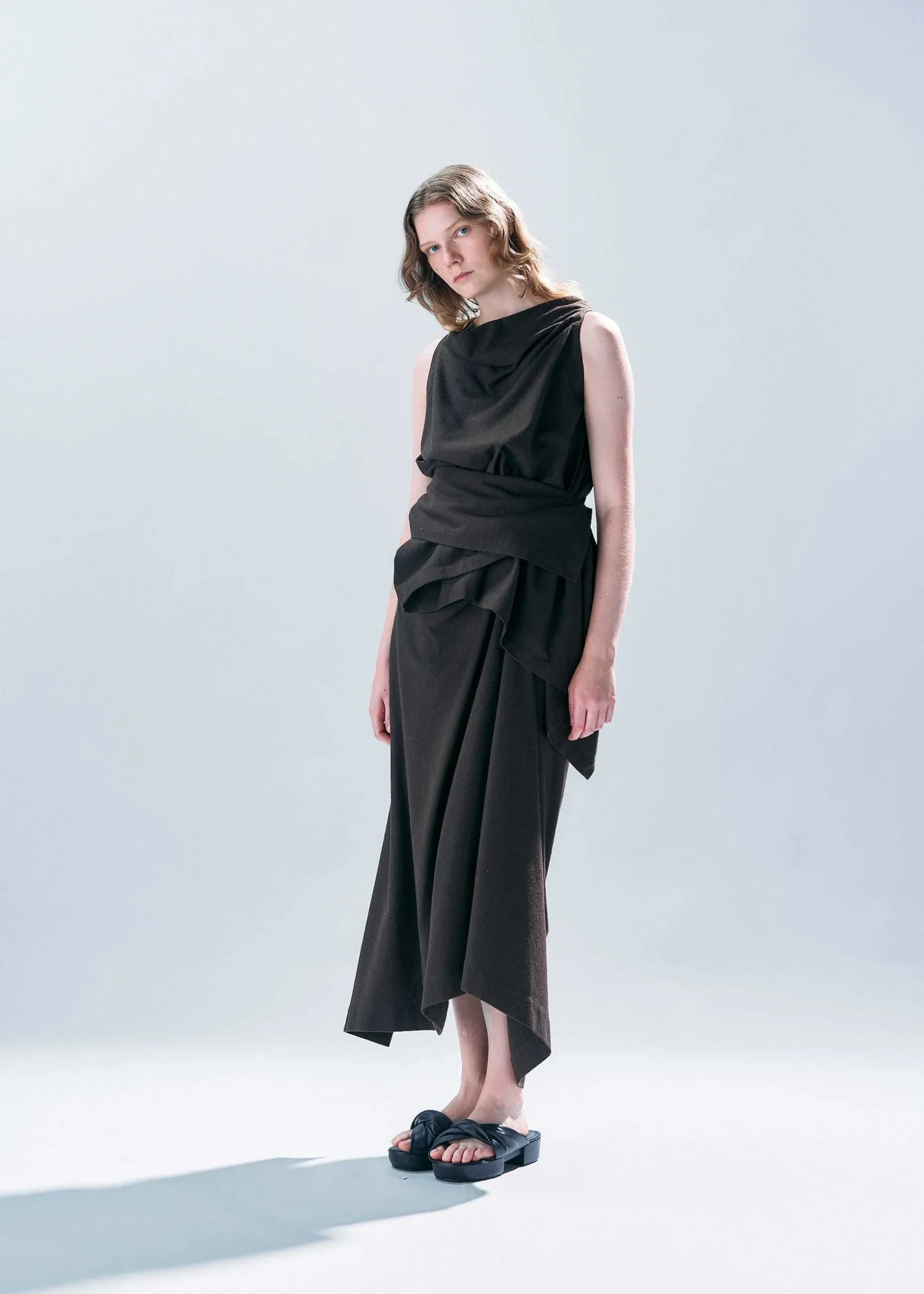 ISSEY MIYAKE Skirt|Rustic Silk