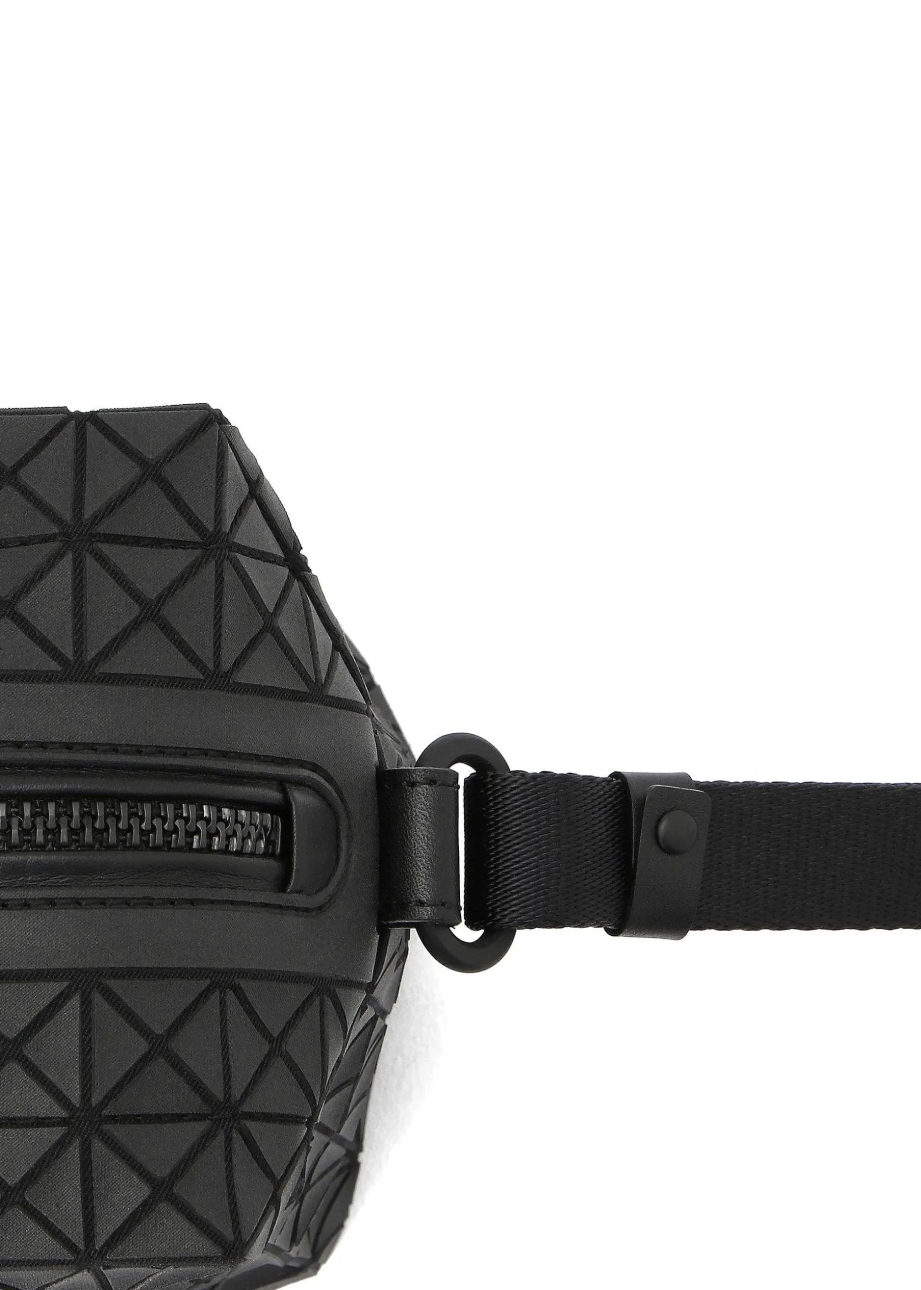 ISSEY MIYAKE Shoulder Bag|Saddle Bag Matte Black