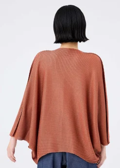 ISSEY MIYAKE Top|Sector Knit Stretch Pleats