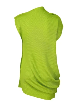 ISSEY MIYAKE Top|Sector Knit Stretch Pleats