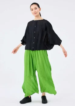 ISSEY MIYAKE Cardigan|Sector See-Through Crepe