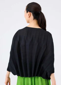 ISSEY MIYAKE Cardigan|Sector See-Through Crepe
