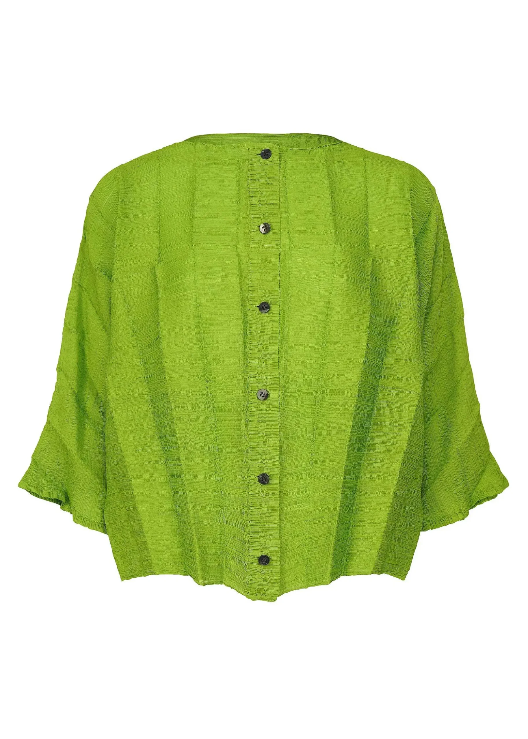 ISSEY MIYAKE Cardigan|Sector See-Through Crepe