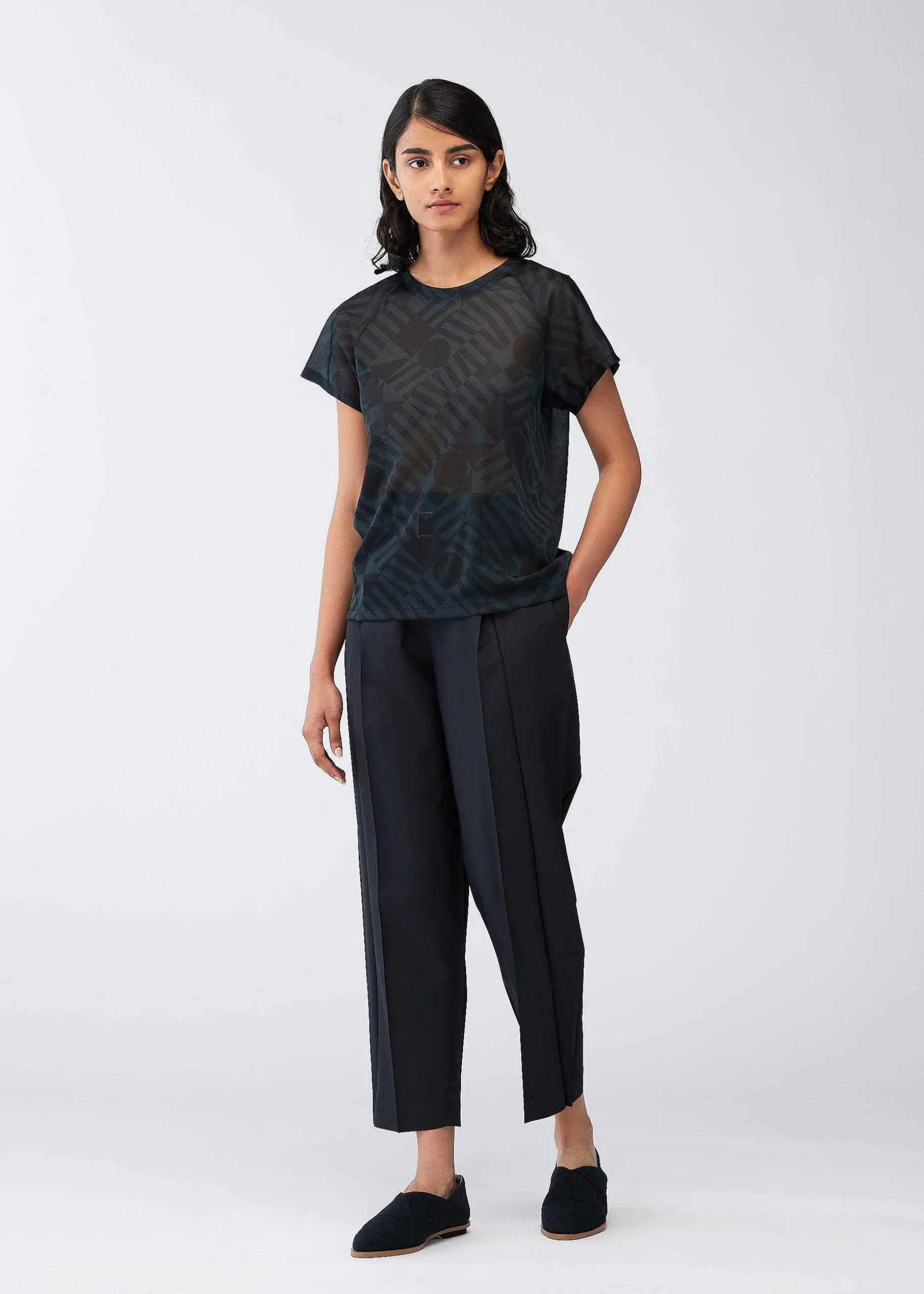 ISSEY MIYAKE Top|Shape-Filled T