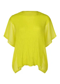 ISSEY MIYAKE Top|Sheer See-Through Crepe