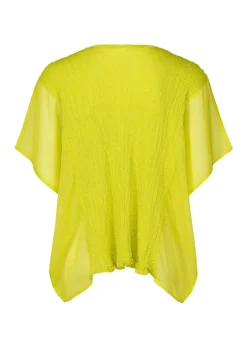 ISSEY MIYAKE Top|Sheer See-Through Crepe