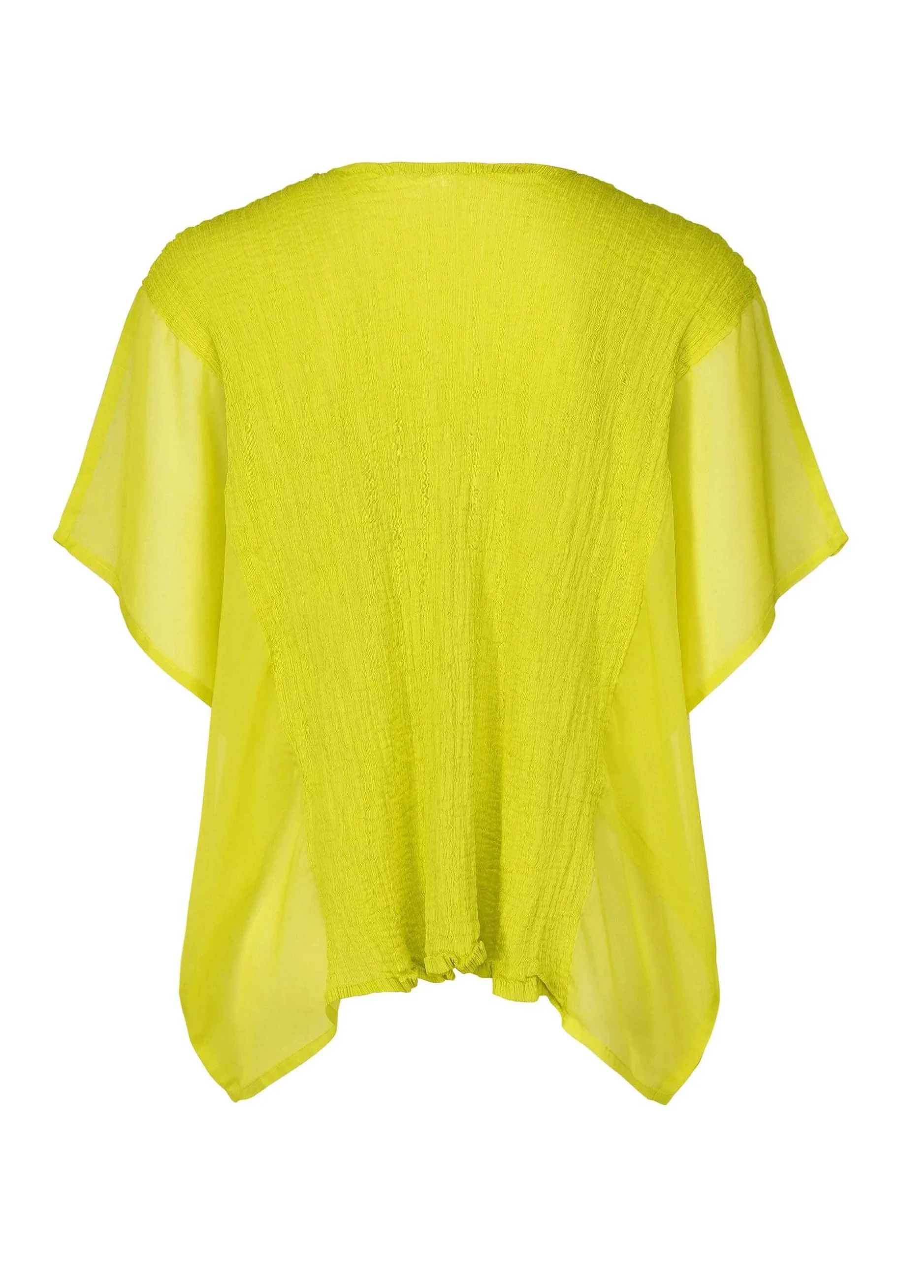 ISSEY MIYAKE Top|Sheer See-Through Crepe