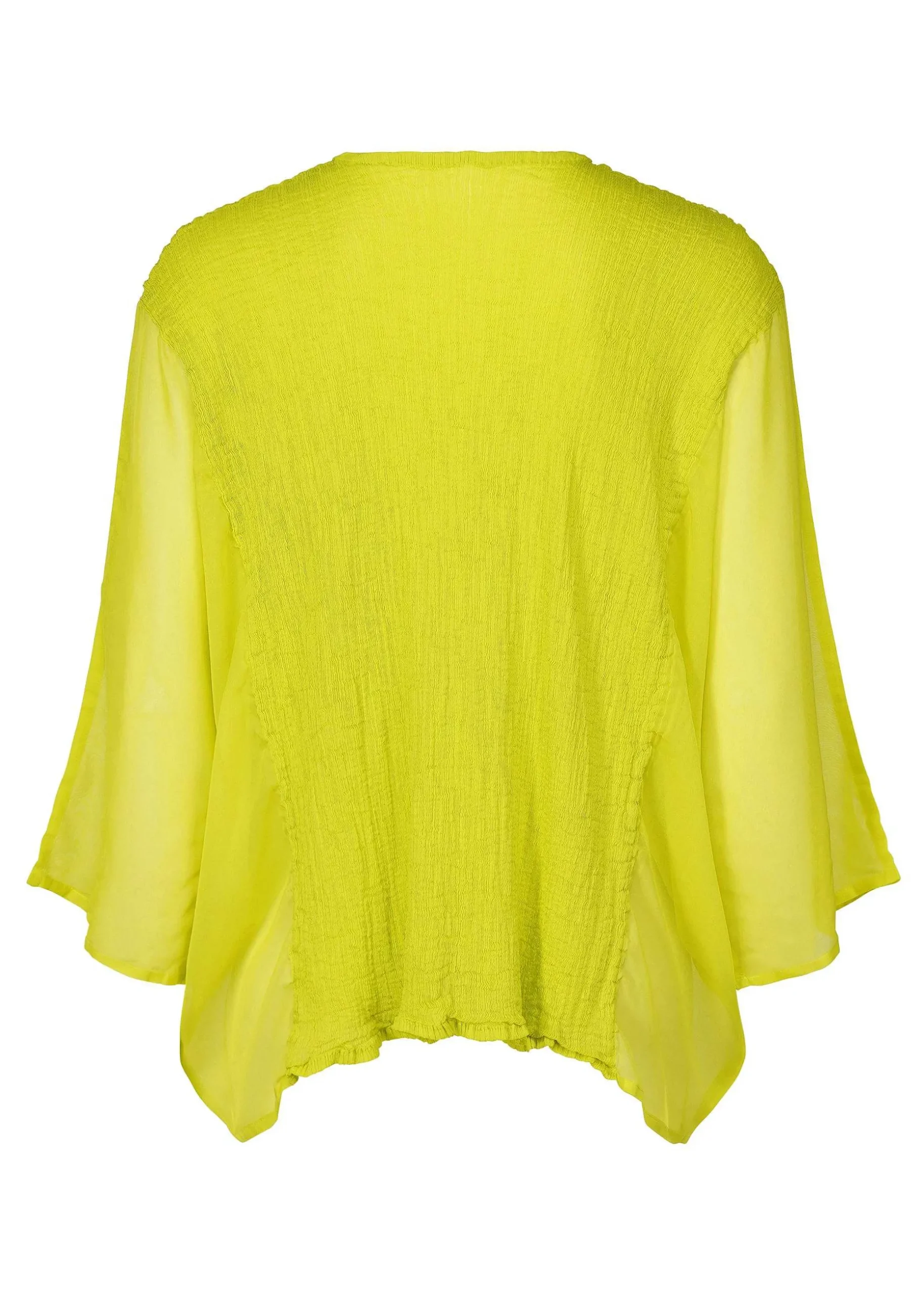 ISSEY MIYAKE Cardigan|Sheer See-Through Crepe