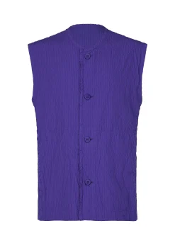 ISSEY MIYAKE Vest|Shrink Dye