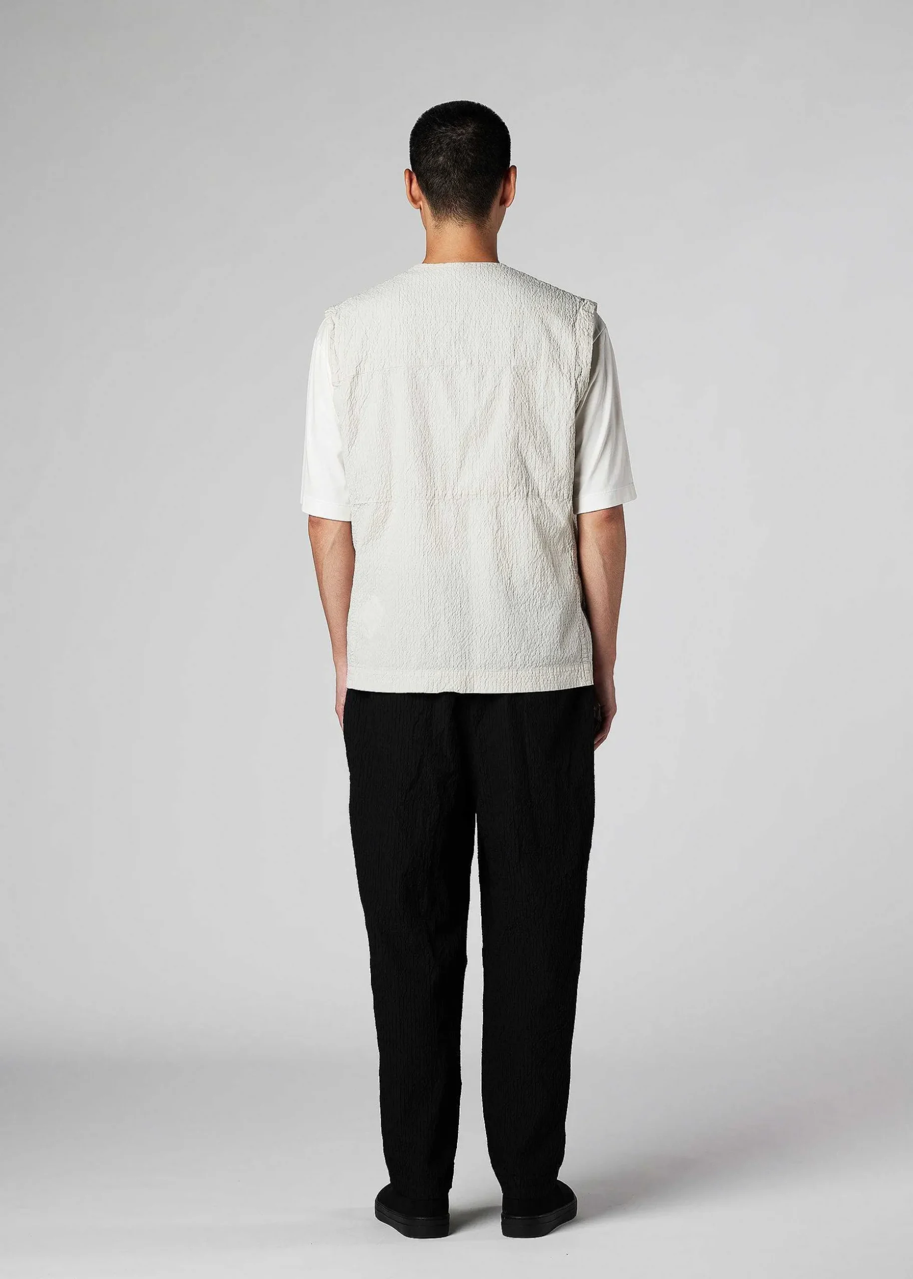ISSEY MIYAKE Vest|Shrink Dye