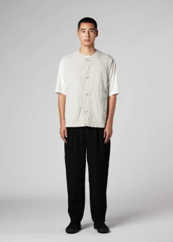 ISSEY MIYAKE Vest|Shrink Dye