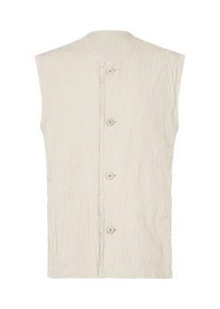 ISSEY MIYAKE Vest|Shrink Dye