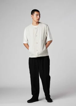 ISSEY MIYAKE Vest|Shrink Dye