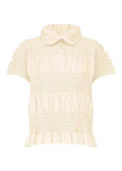 ISSEY MIYAKE Top|Shrink Stripe