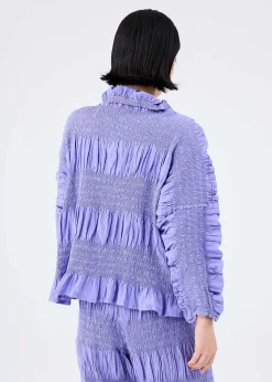 ISSEY MIYAKE Cardigan|Shrink Stripe