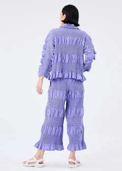ISSEY MIYAKE Pants|Shrink Stripe
