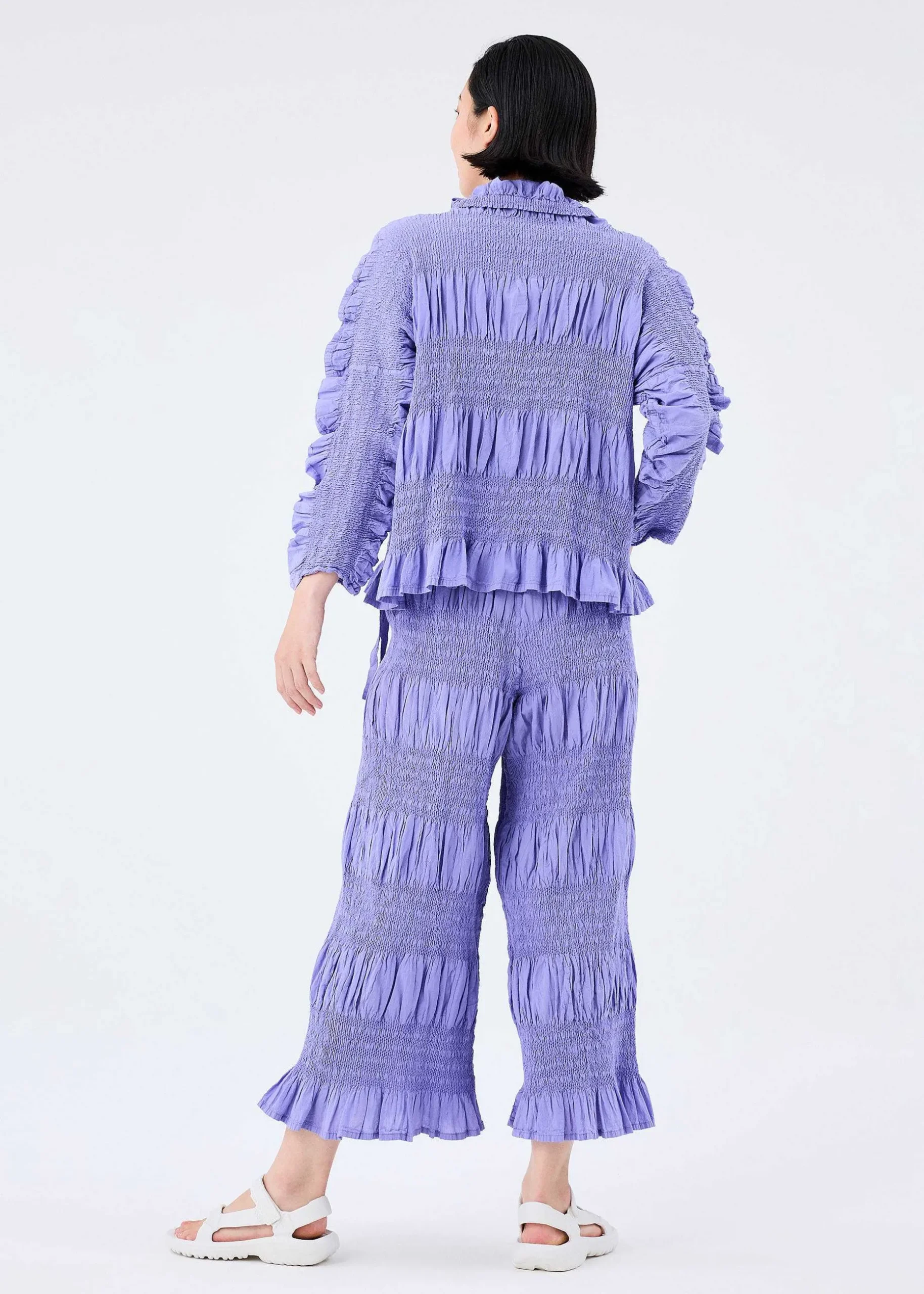 ISSEY MIYAKE Pants|Shrink Stripe