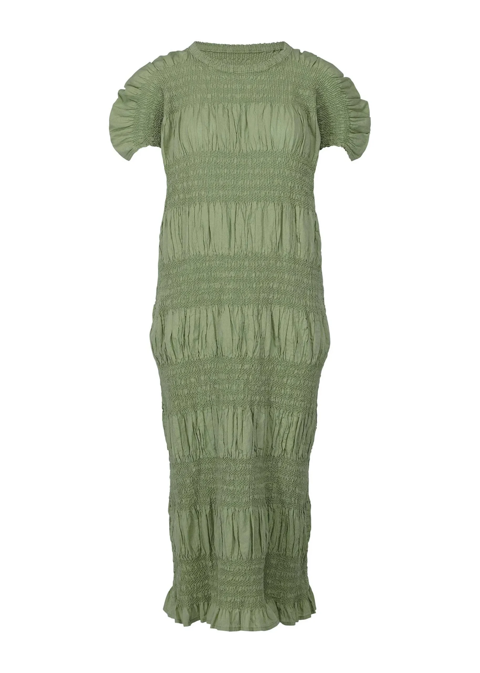 ISSEY MIYAKE Dress|Shrink Stripe