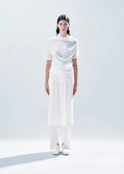 ISSEY MIYAKE Top|Sleek Jersey