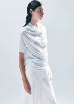 ISSEY MIYAKE Top|Sleek Jersey