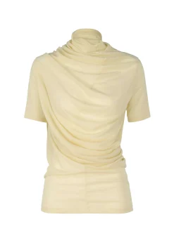 ISSEY MIYAKE Top|Sleek Jersey