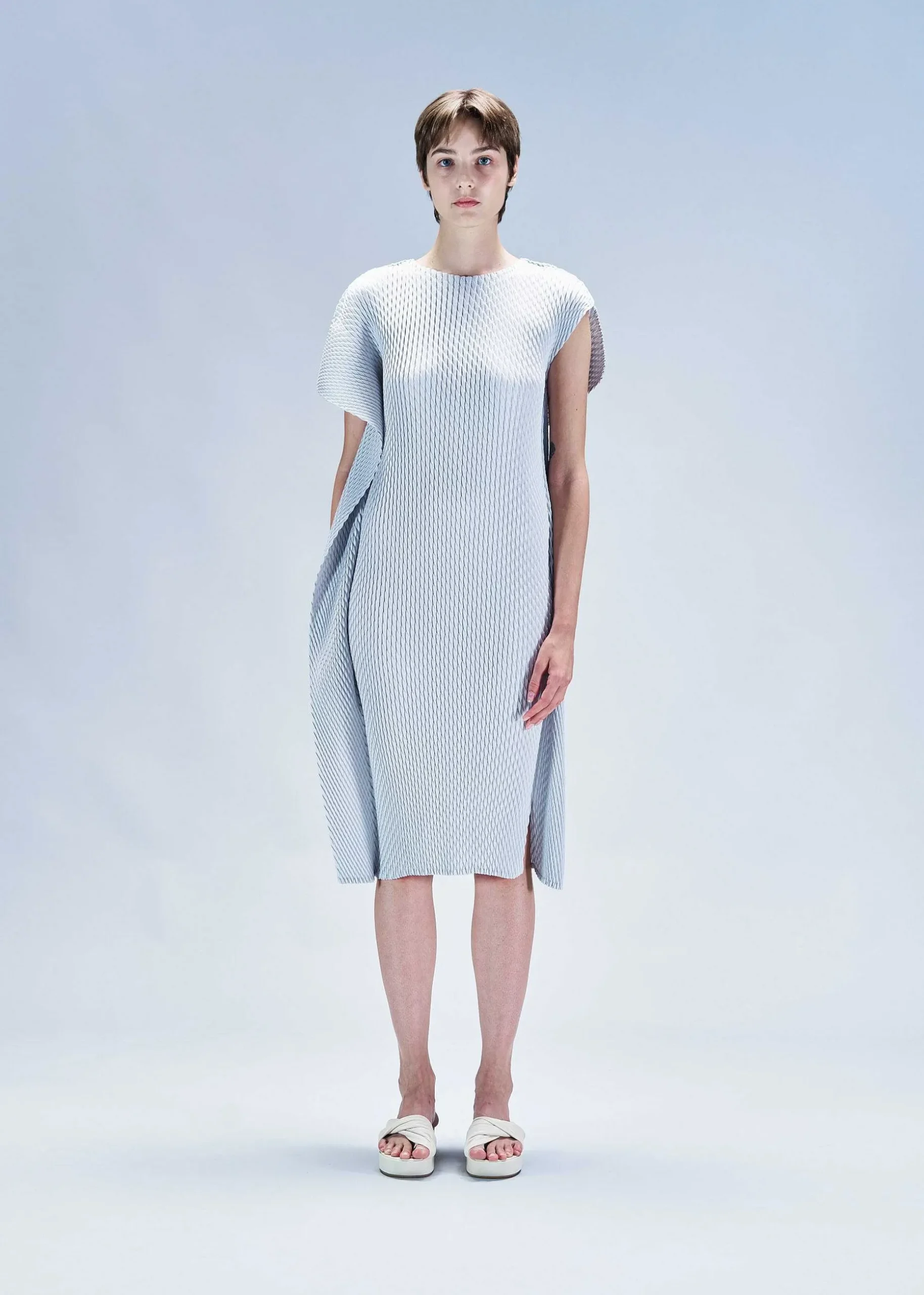 ISSEY MIYAKE Dress|Sleek Pleats