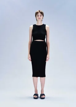 ISSEY MIYAKE Knitwear|Spongy Bk-46 Black