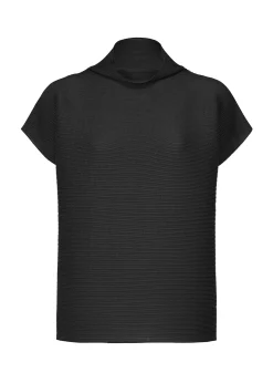 ISSEY MIYAKE Top|Square Stretch Pleats