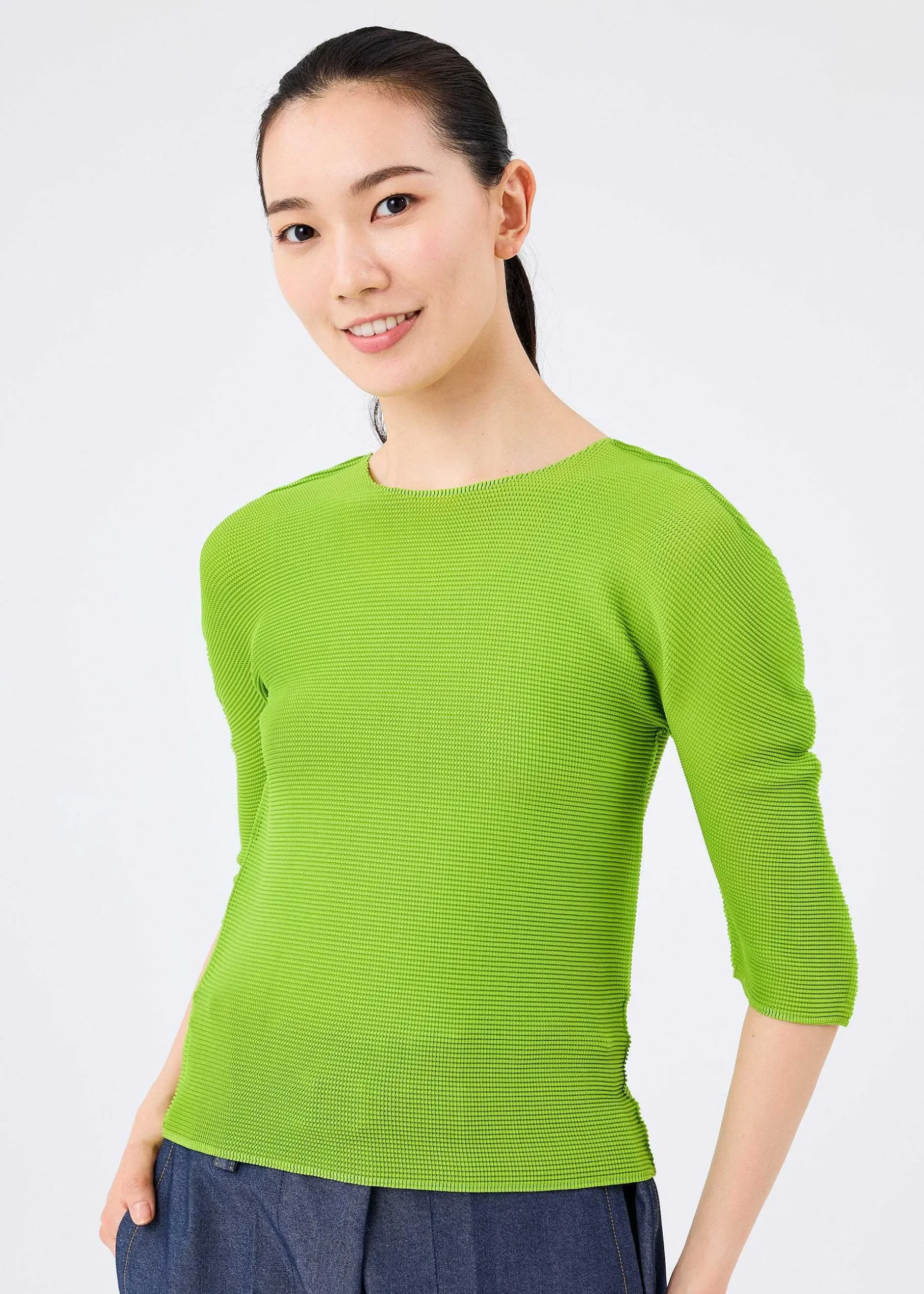 ISSEY MIYAKE Top|Stretch Pleats 3