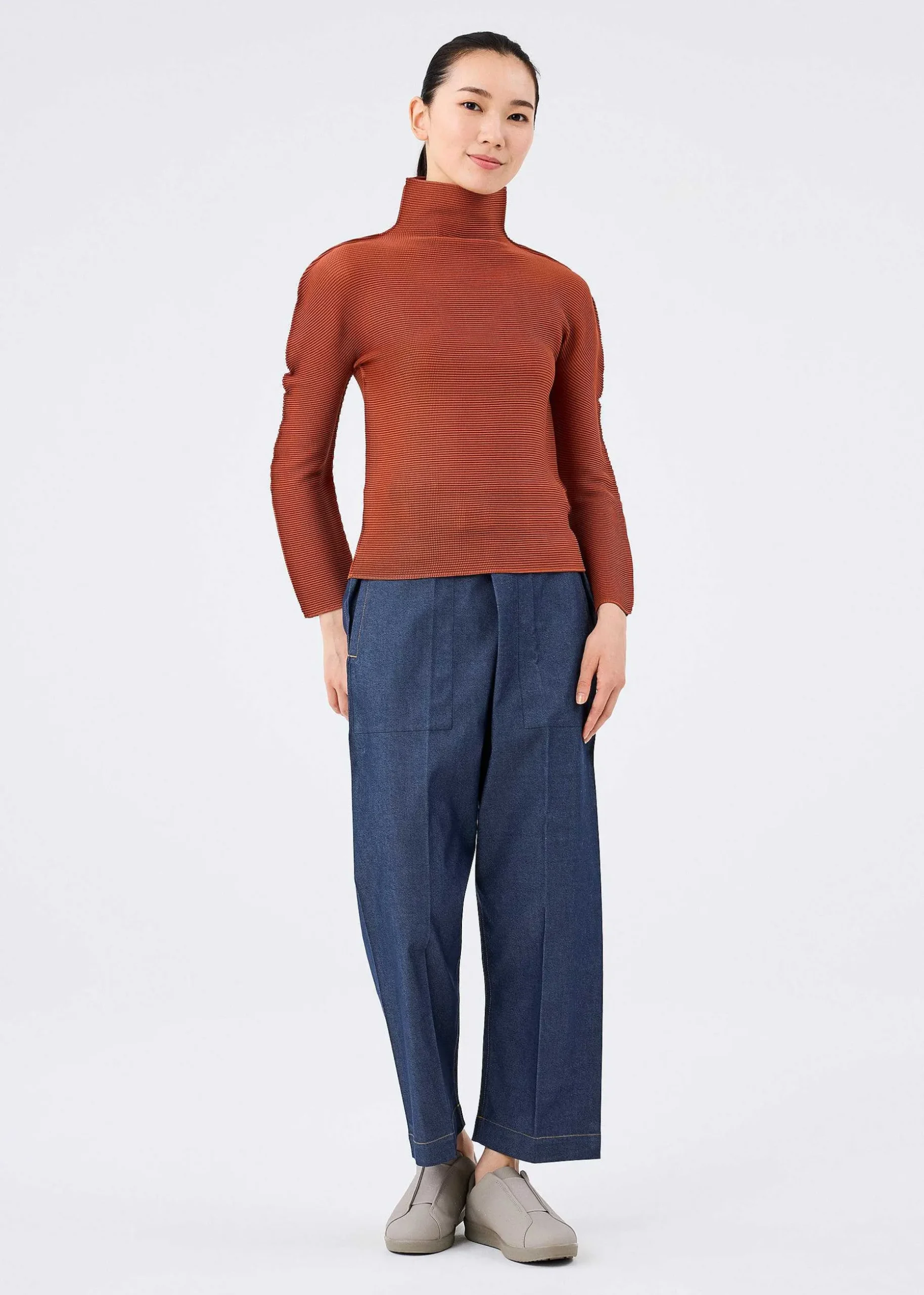 ISSEY MIYAKE Top|Stretch Pleats 3