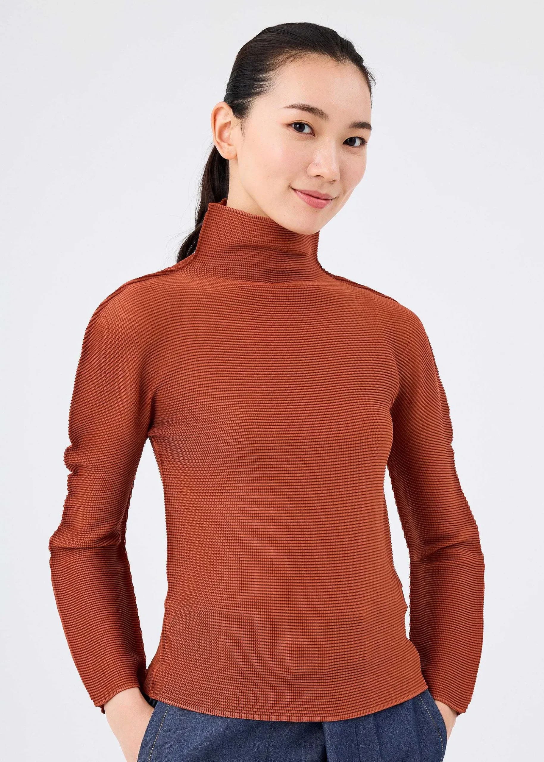 ISSEY MIYAKE Top|Stretch Pleats 3
