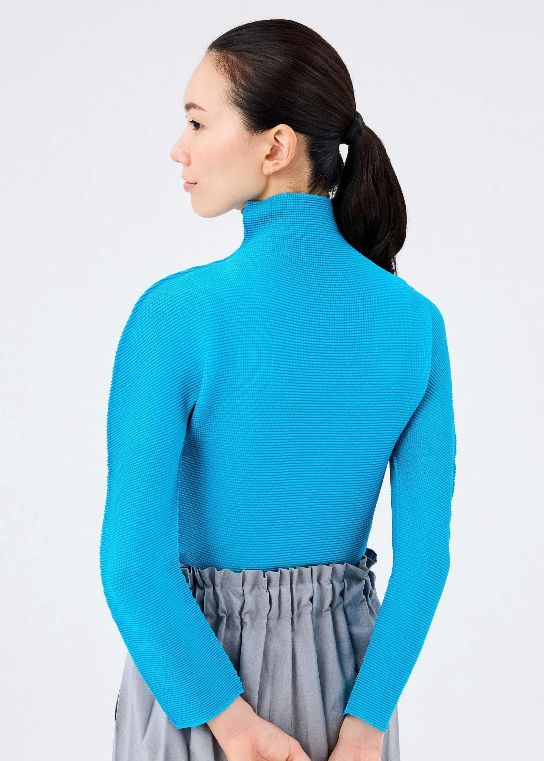ISSEY MIYAKE Top|Stretch Pleats 2
