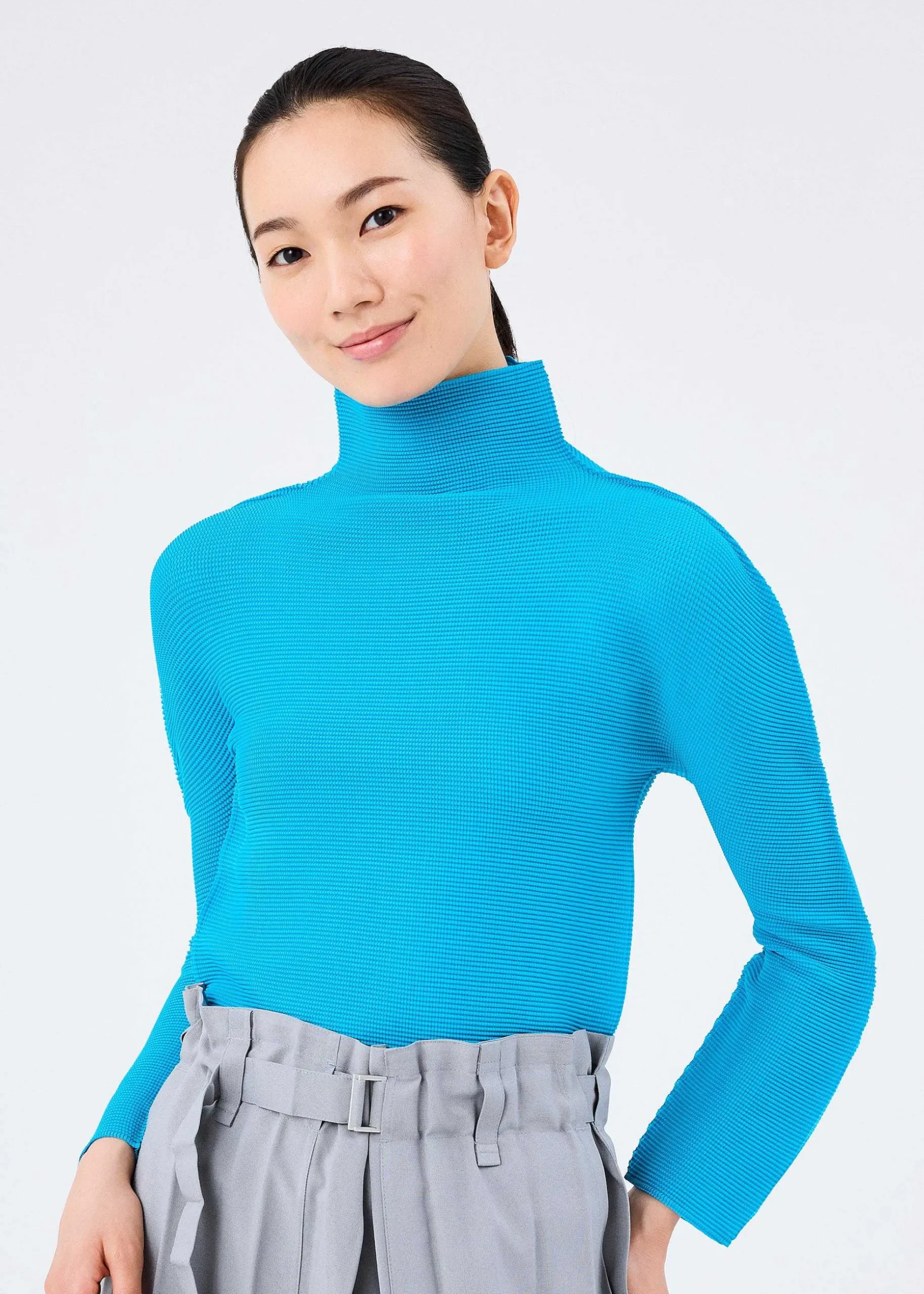 ISSEY MIYAKE Top|Stretch Pleats 2