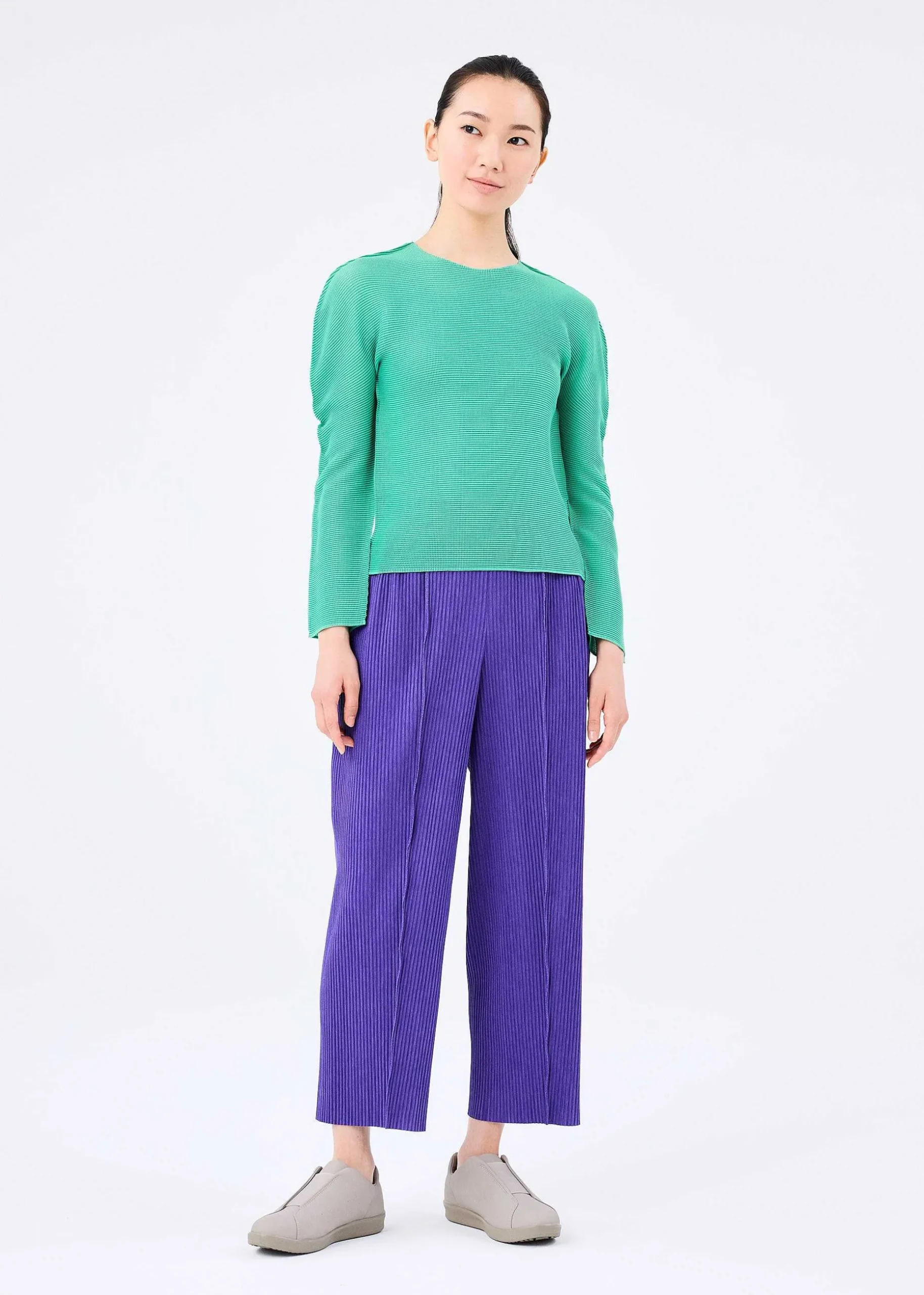 ISSEY MIYAKE Top|Stretch Pleats 1