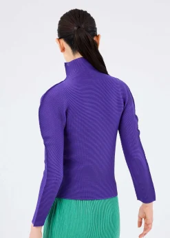 ISSEY MIYAKE Top|Stretch Pleats 1