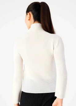 ISSEY MIYAKE Top|Stretch Pleats