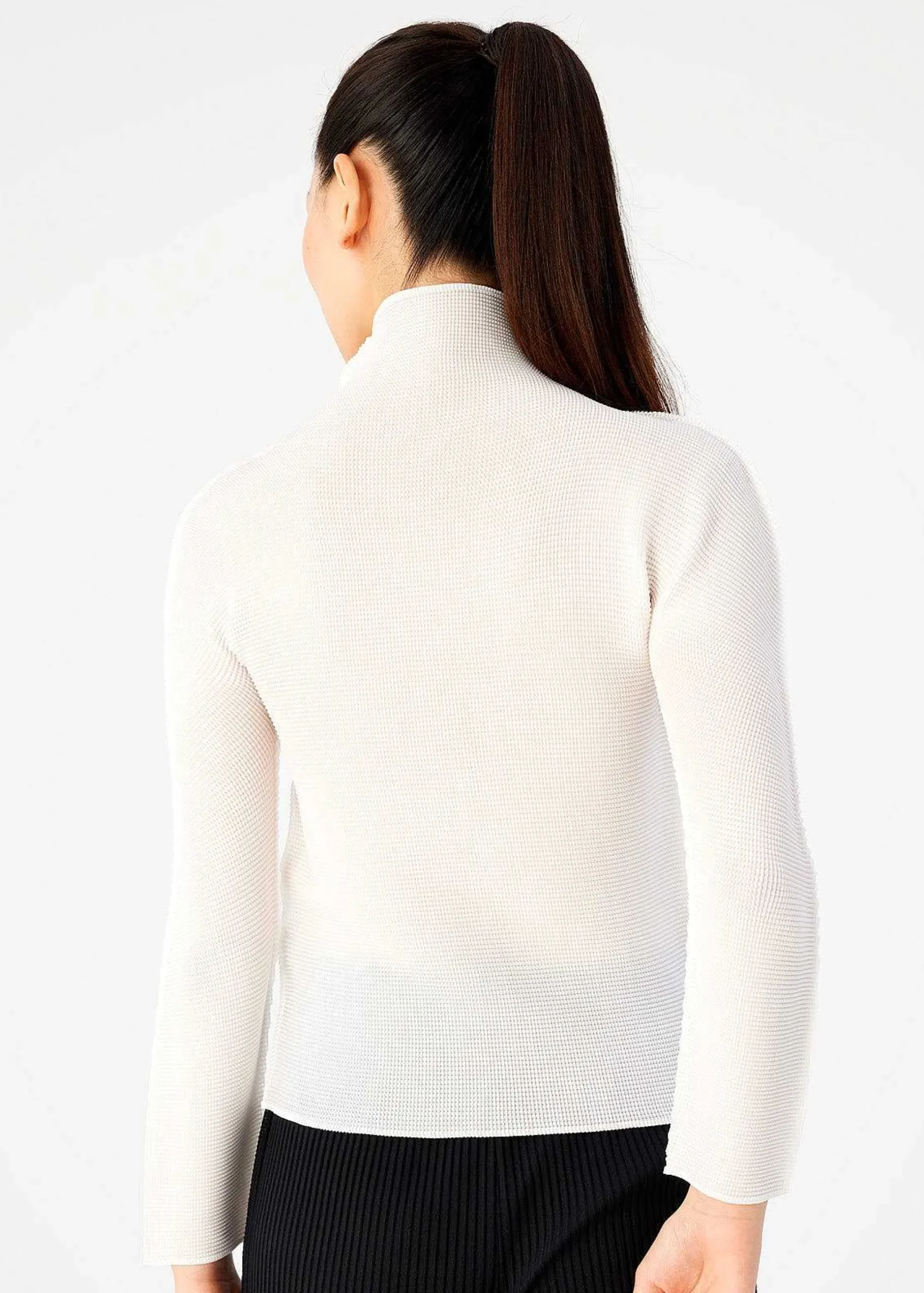 ISSEY MIYAKE Top|Stretch Pleats