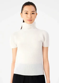 ISSEY MIYAKE Top|Stretch Pleats