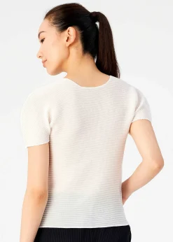 ISSEY MIYAKE Top|Stretch Pleats