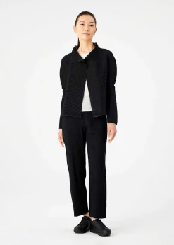 ISSEY MIYAKE Cardigan|Stretch Pleats