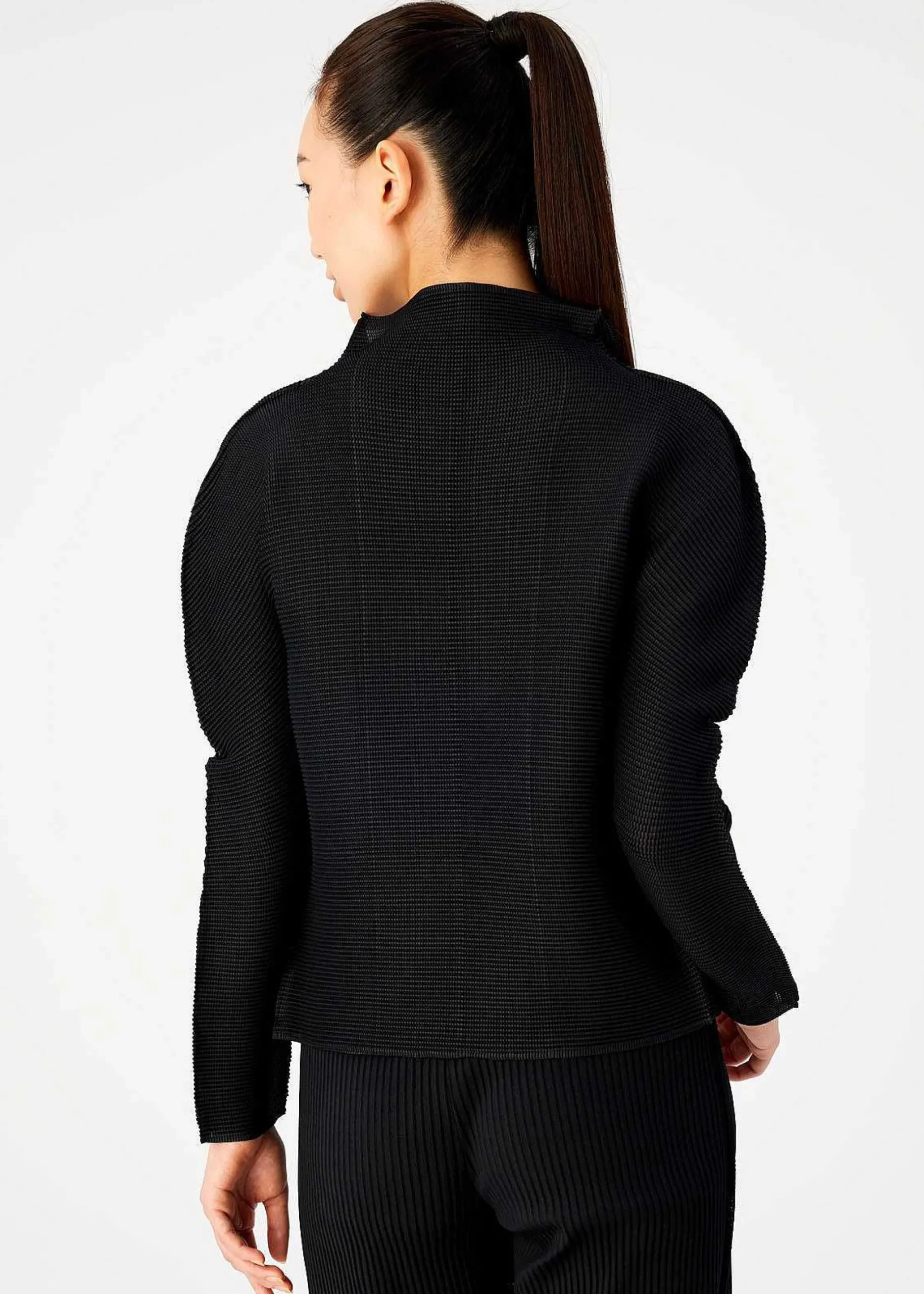 ISSEY MIYAKE Cardigan|Stretch Pleats