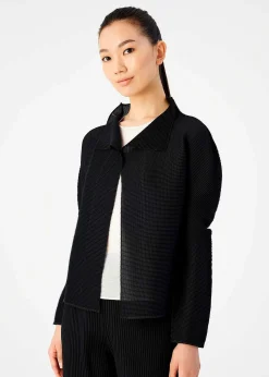 ISSEY MIYAKE Cardigan|Stretch Pleats