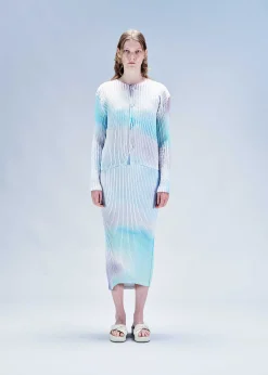 ISSEY MIYAKE Cardigan|Suffused Pleats