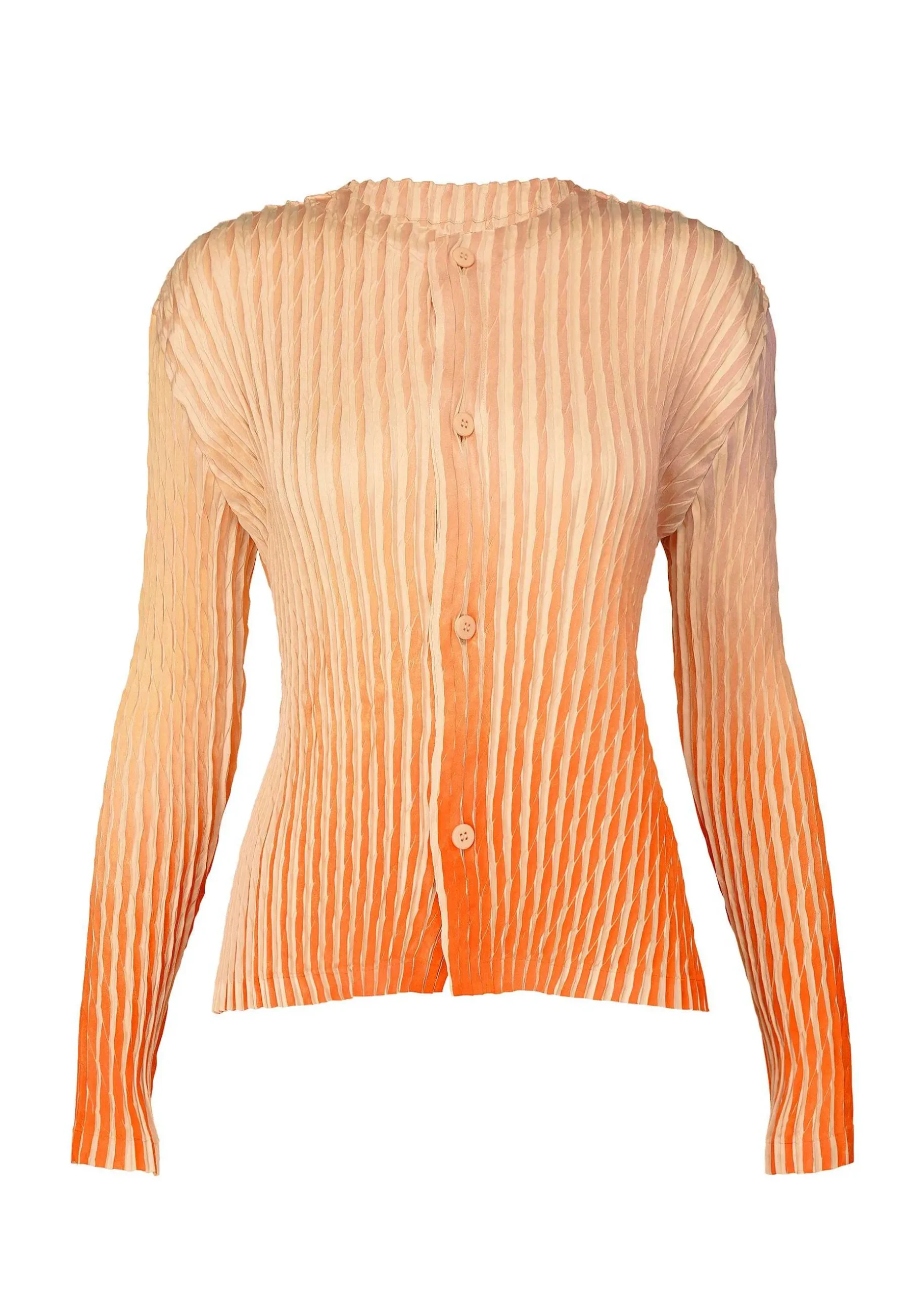 ISSEY MIYAKE Cardigan|Suffused Pleats