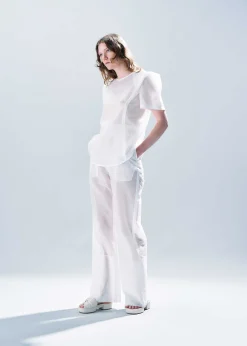ISSEY MIYAKE Top|Translucent Suit