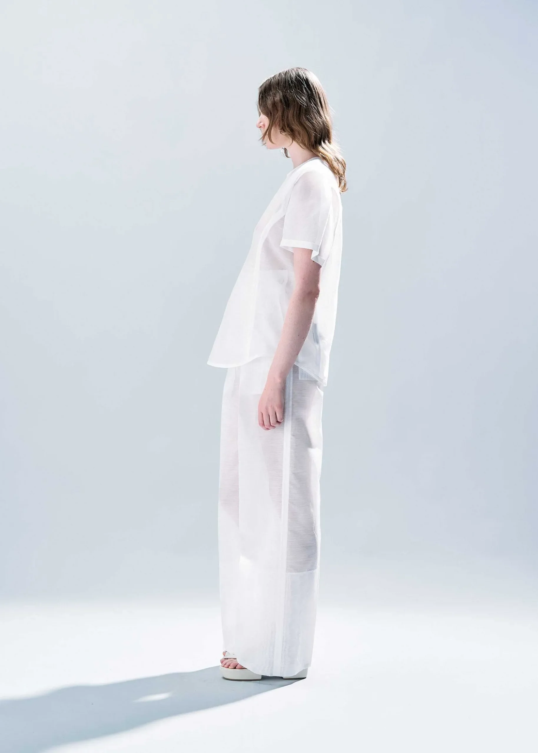 ISSEY MIYAKE Top|Translucent Suit