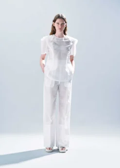 ISSEY MIYAKE Top|Translucent Suit