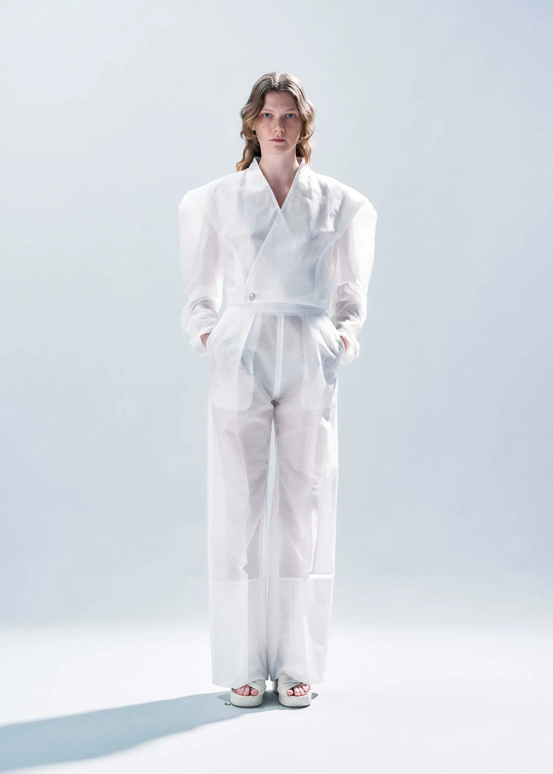 ISSEY MIYAKE Jackets & Blazers|Translucent Suit