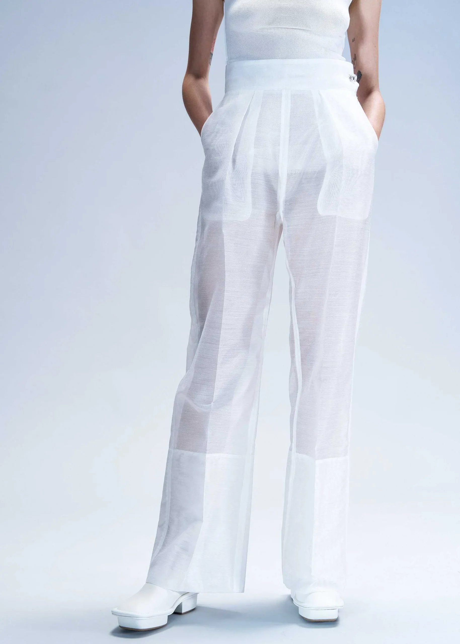 ISSEY MIYAKE Pants|Translucent Suit